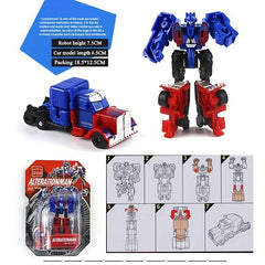 Toy Robot King Kong Assembled Suit Boy Toy Mini Car Small Full Set Model