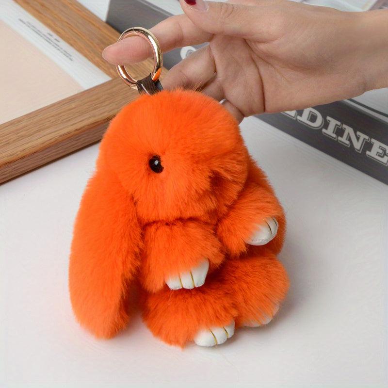Bunny Pendant Bunny Keychain Soft Artificial Keychain Car Handbag Keyring