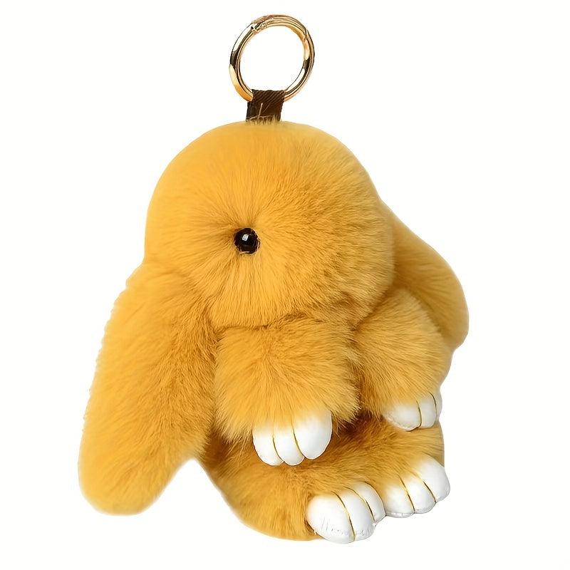 Bunny Pendant Bunny Keychain Soft Artificial Keychain Car Handbag Keyring
