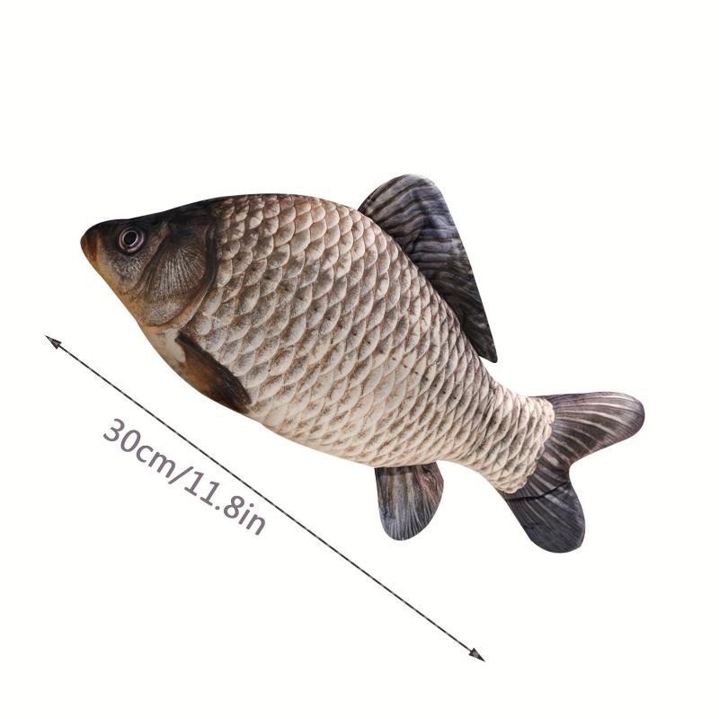 8in Funny Fish Plush Toy Stuffed Soft Animal Carp Pillow for Kids
