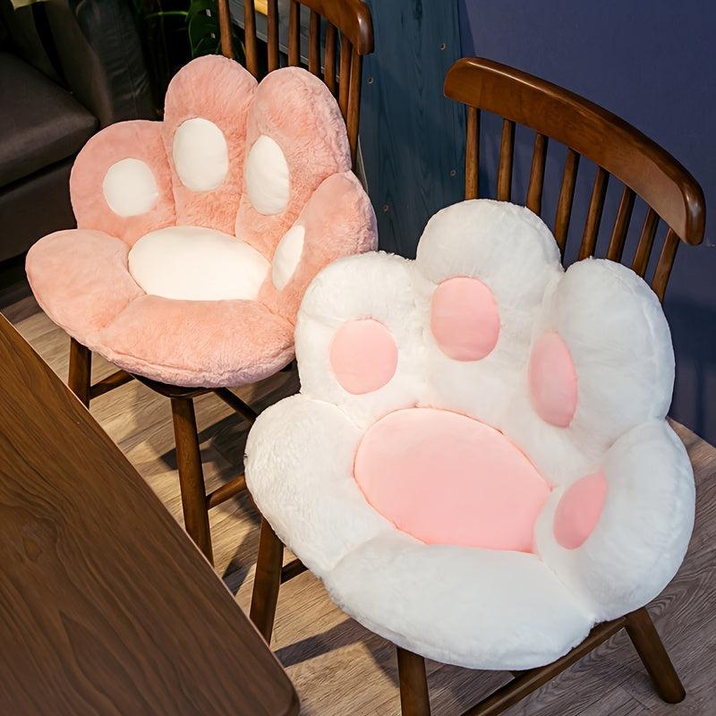 Bear Paw Seat Cushion - Winter Office Student Cat Paw Design