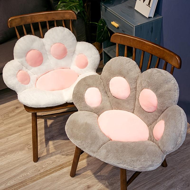 Bear Paw Seat Cushion - Winter Office Student Cat Paw Design