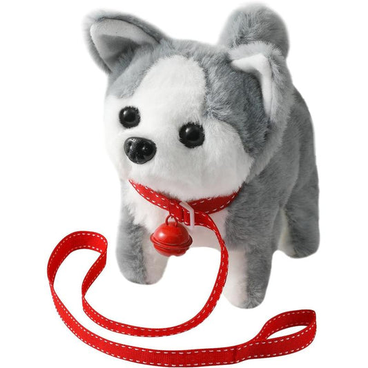 Interactive Plush Dog Toy with Sound, Walk, Bark, Wagging Tail