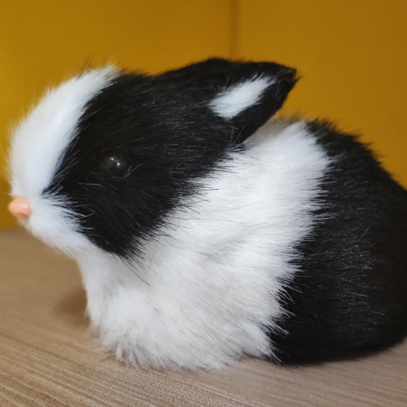Mini Easter Bunny Plush Stuffed Animal Realistic Rabbit Toy