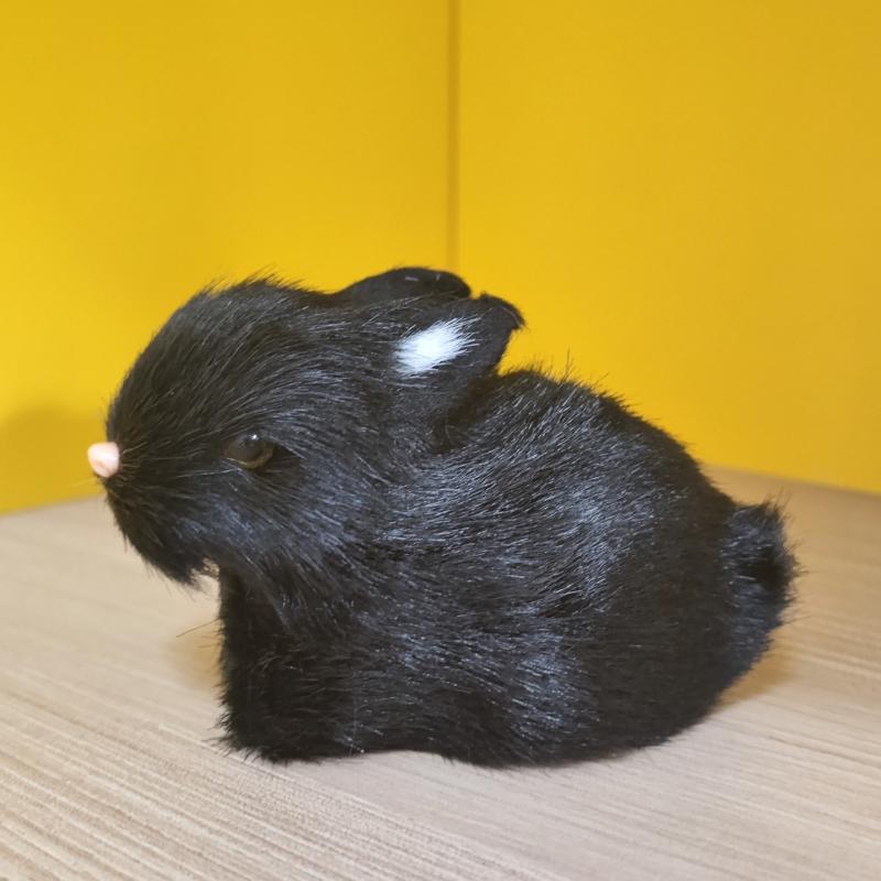 Mini Easter Bunny Plush Stuffed Animal Realistic Rabbit Toy