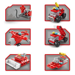 6-In-1 Kids Fire Truck Toy Educational Toy