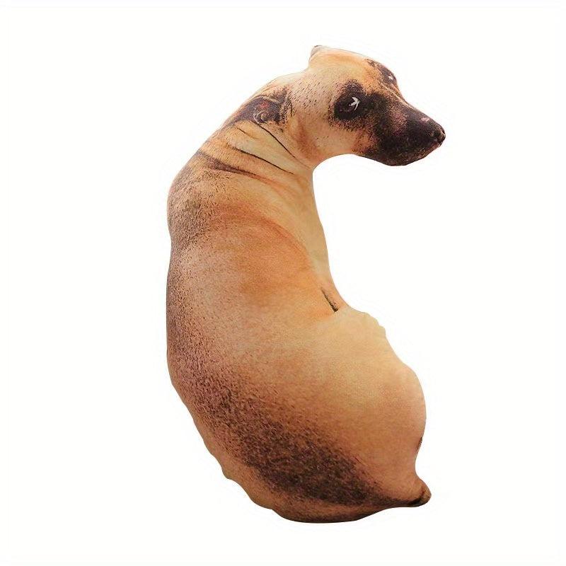 3D Simulation Dog Pillow Plush Toy Dog Doll Funny Plush Doll Pillow