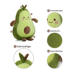 Cute Avocado Plush Toy Pillow