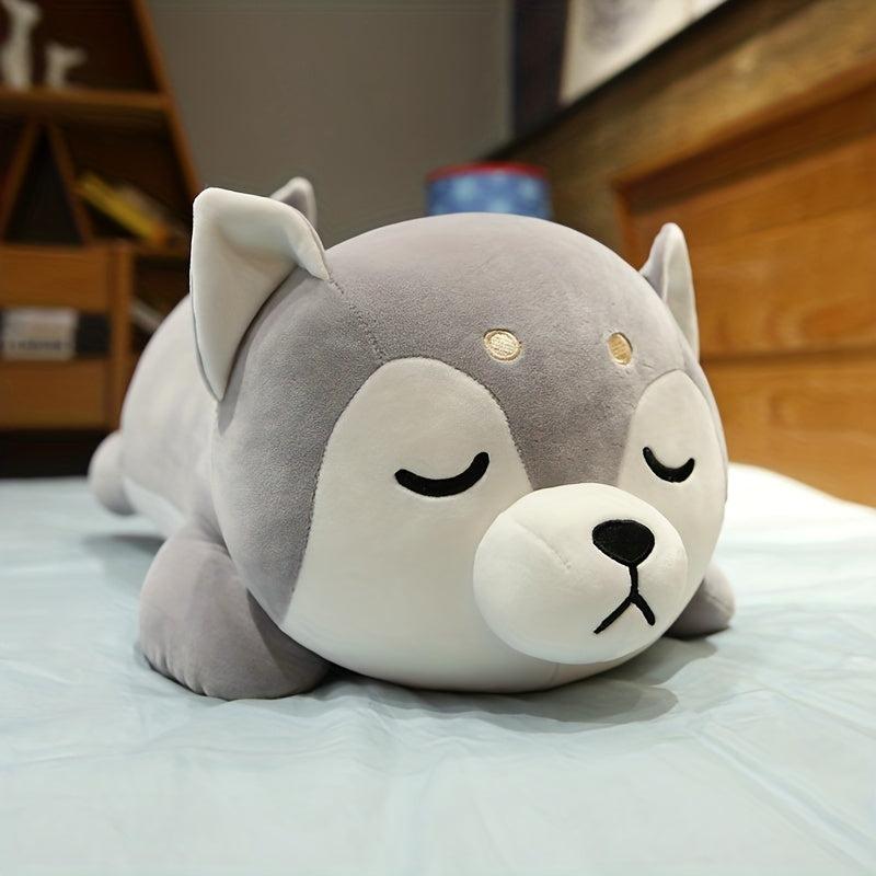 Husky Doll Plush Toy Lying Posture Sleeping Pillow
