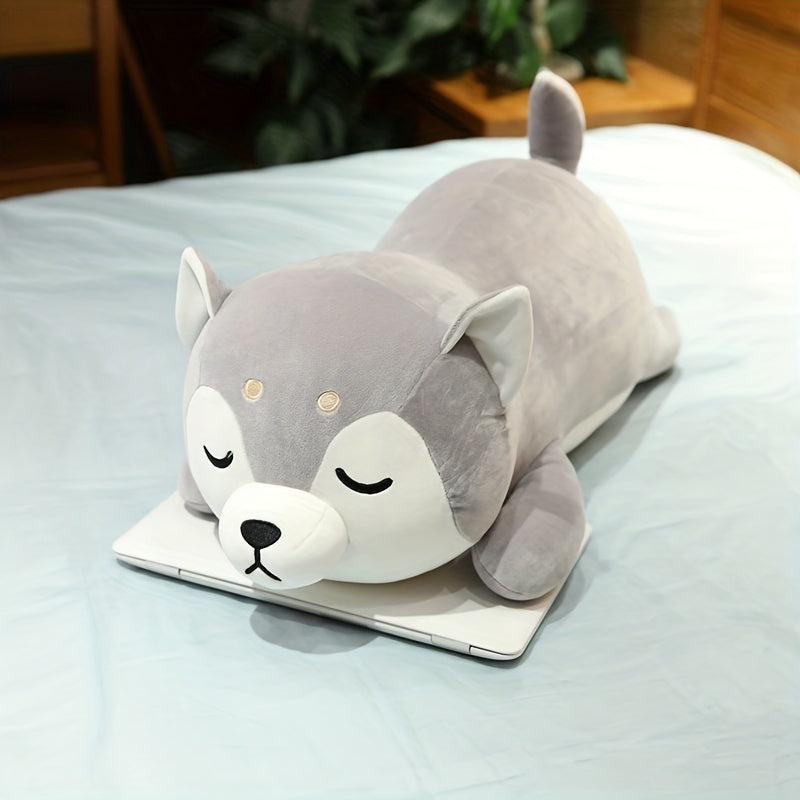 Husky Doll Plush Toy Lying Posture Sleeping Pillow