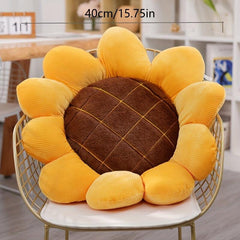 Sunflower Daisy Pillow Plush Toy for Home Decor & Girls' Room