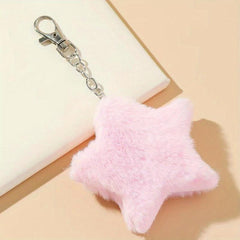 Star Plush Ornaments Diy Mobile Phone Keychain Pendant Accessories