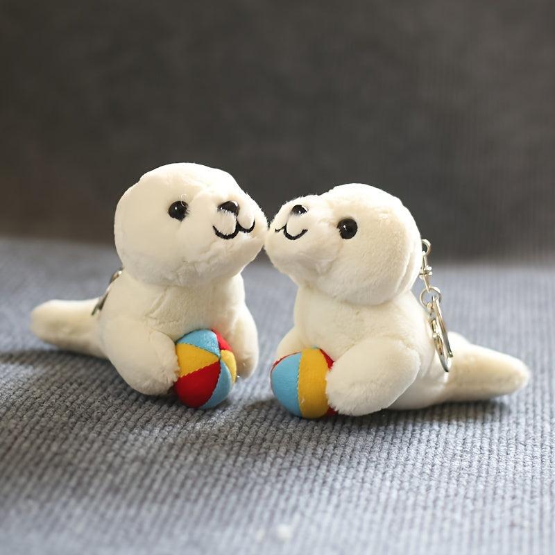 Seal Plush Pendant Cartoon Doll Bag Keychain