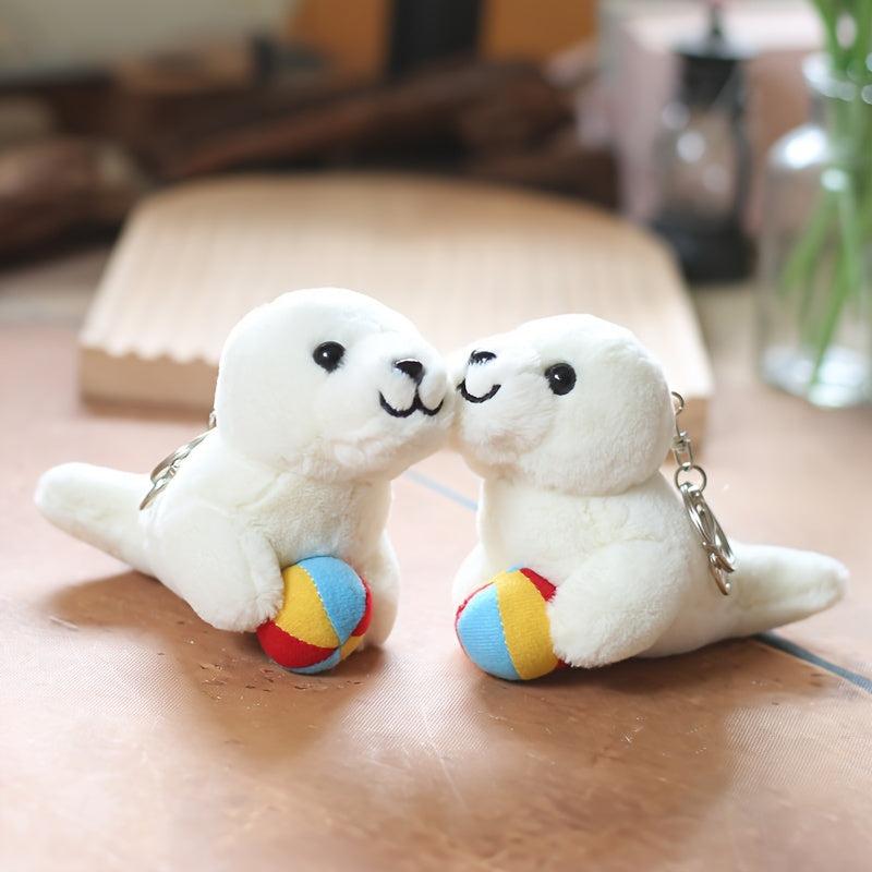 Seal Plush Pendant Cartoon Doll Bag Keychain