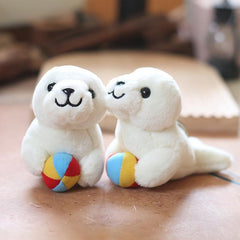 Seal Plush Pendant Cartoon Doll Bag Keychain