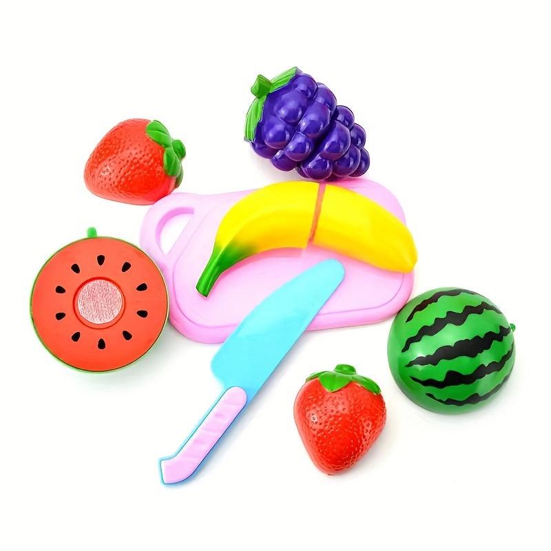 10-Piece Set Simulated Vegetables Fruits Cooking Toy Set