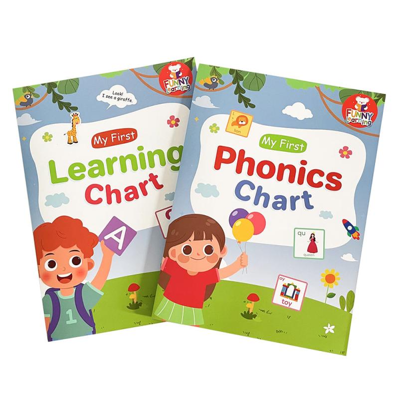Children's Phonics Posters Short Long Vowel Sounds Educational Toys Waterproof