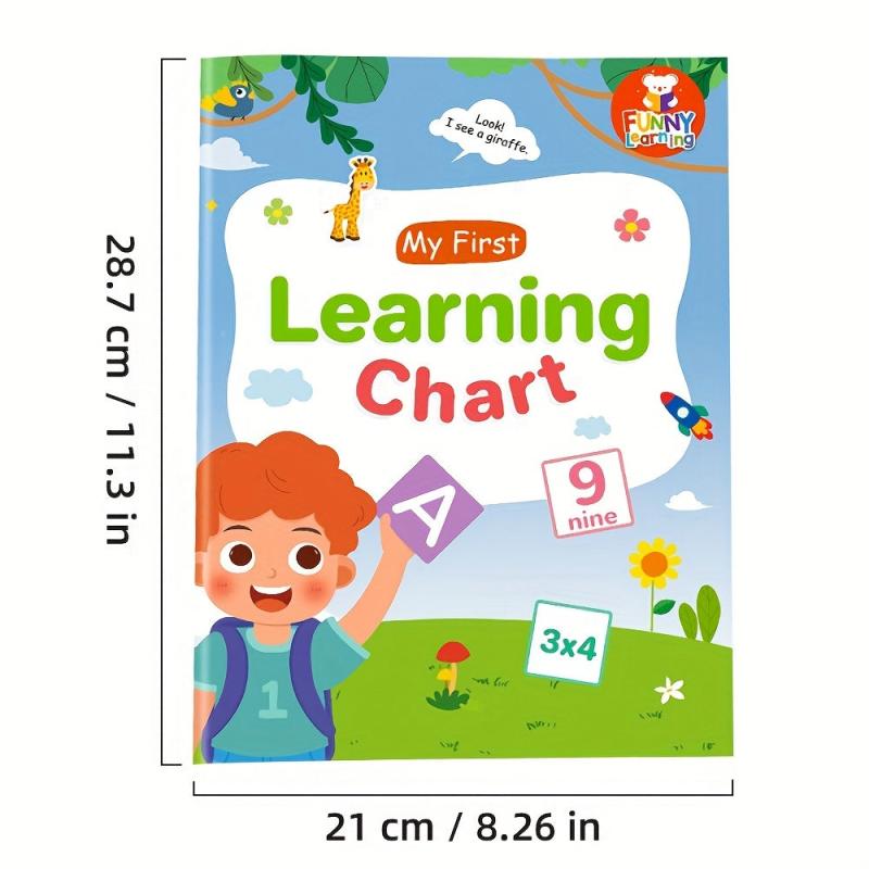 Children's Phonics Posters Short Long Vowel Sounds Educational Toys Waterproof