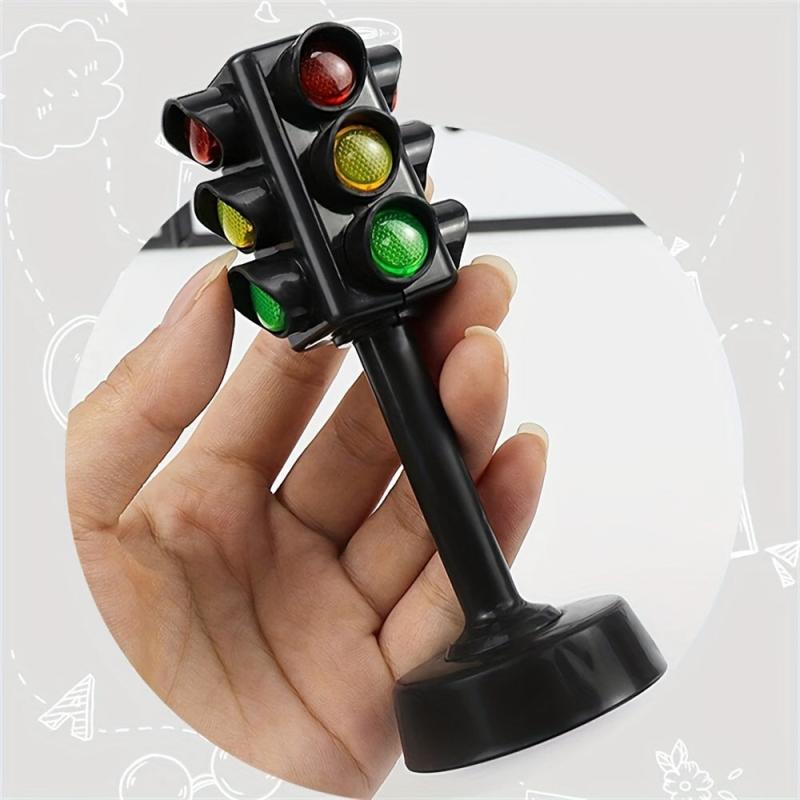 Kids Traffic Light Toy Mini Signal Lamp Model Kindergarten Educational Toy