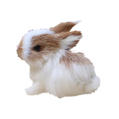 Mini Plush Rabbit Toy Model Birthday Gift Home Ornaments Photography Props