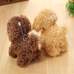 Fluffy Dog Toy Plush Dog Key Chain Pendant Toy Key Pendant 