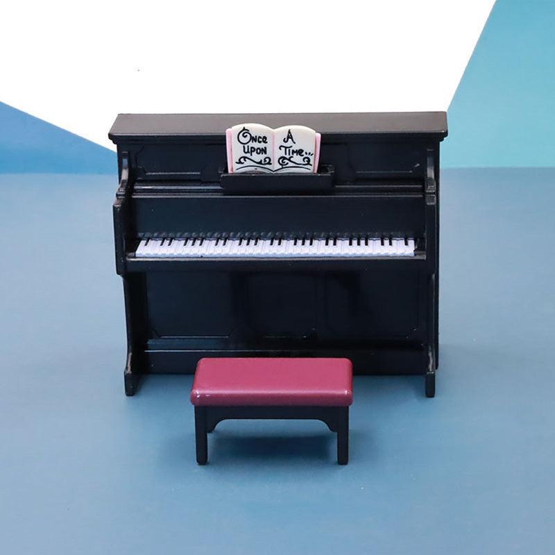Dollhouse Mini Piano - Musical Charm for Dollhouse Decor