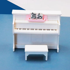 Dollhouse Mini Piano - Musical Charm for Dollhouse Decor