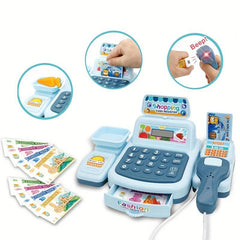 Cash Register Toy Set Supermarket Simulation Game Toy