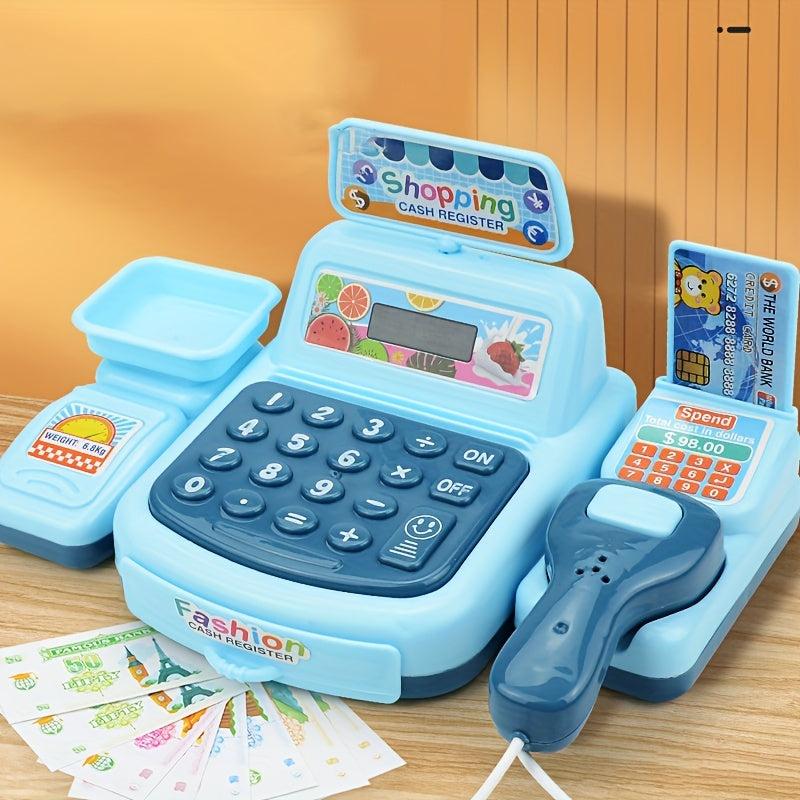 Cash Register Toy Set Supermarket Simulation Game Toy