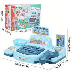 Cash Register Toy Set Supermarket Simulation Game Toy