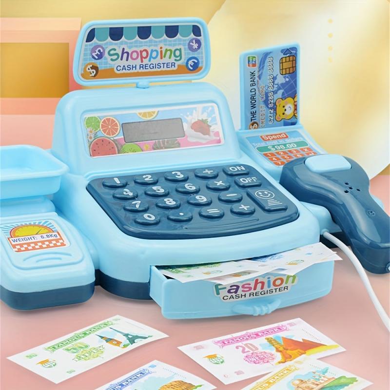Cash Register Toy Set Supermarket Simulation Game Toy