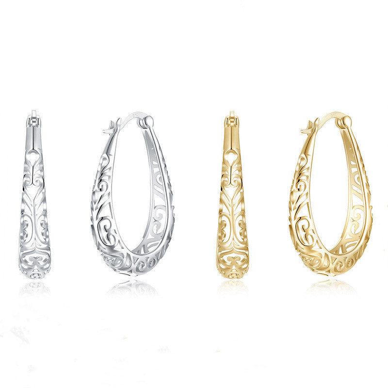 Elegant Plated Dangle Earrings for Special Occasions