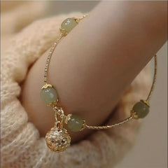 Court And Tai Chi Bell Bangle Bracelet Women's High Sense Personality Gift