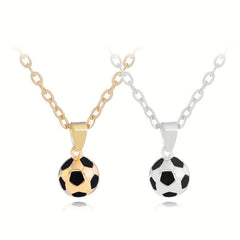 Football Necklace Hip Hop Soccer Jewelry Boys Accessories Pendant Gift
