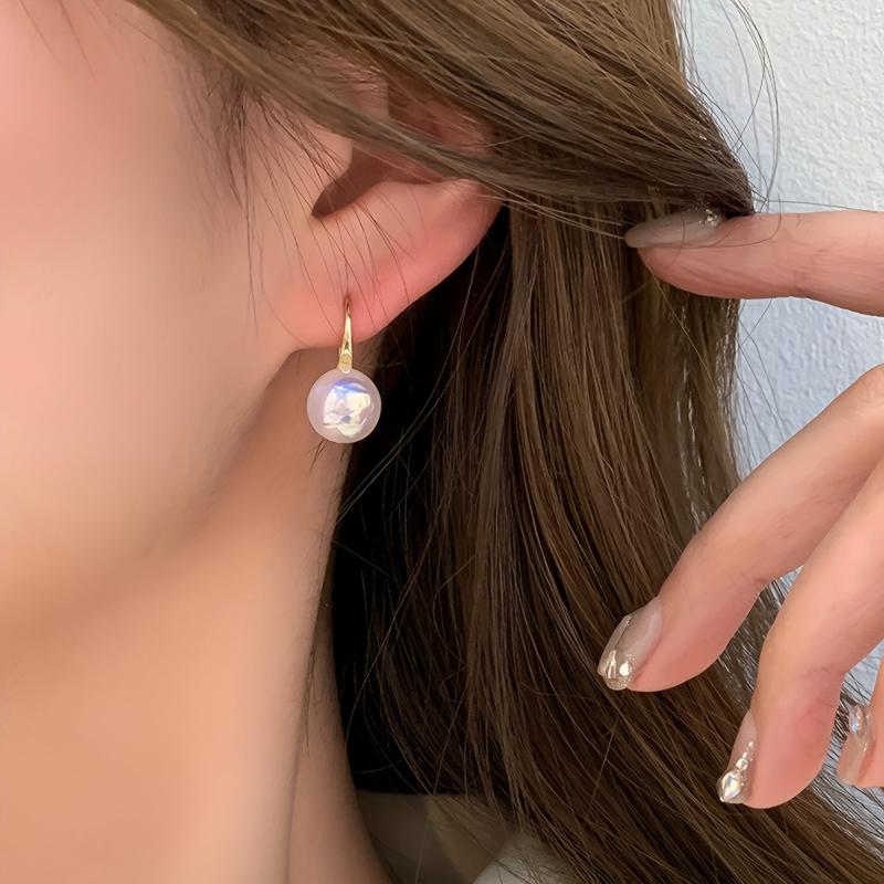 Faux Pearl Baroque Earrings for Women