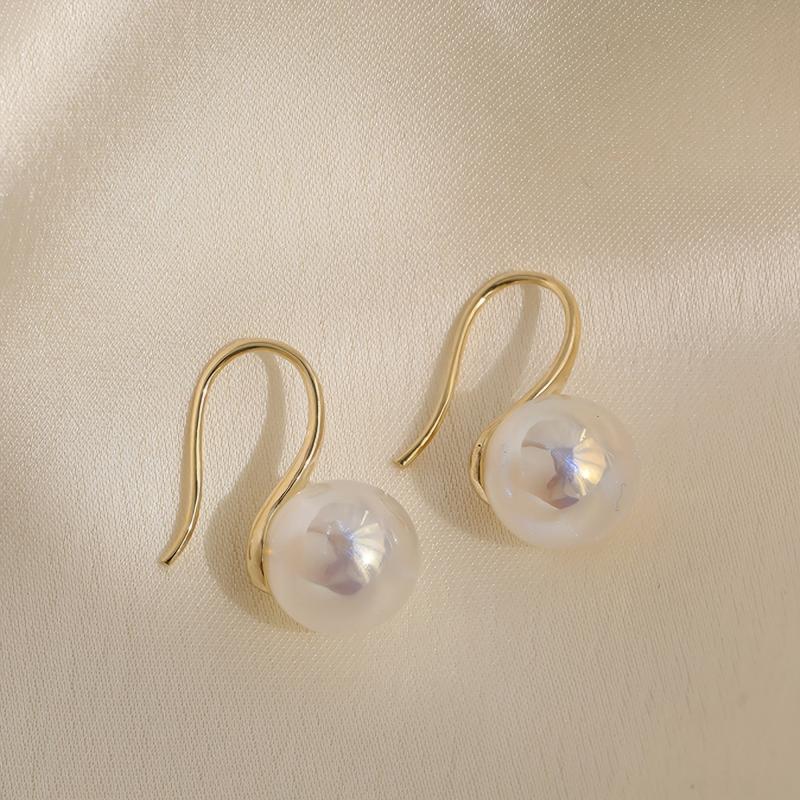Faux Pearl Baroque Earrings for Women