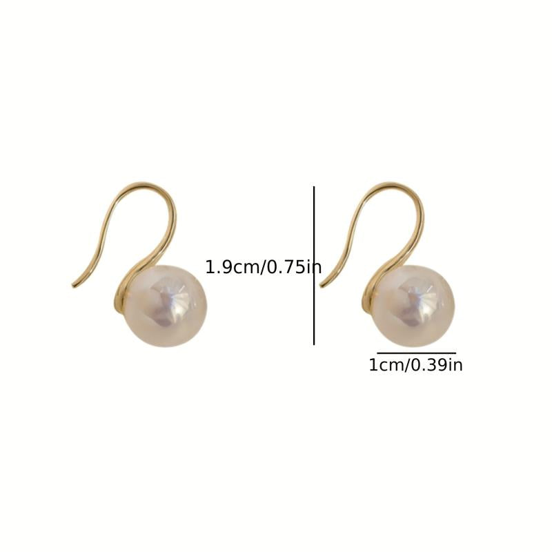 Faux Pearl Baroque Earrings for Women