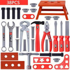 Kids 38pc Tool Set Playhouse Toy Maintenance Tool Baby Simulation Tool