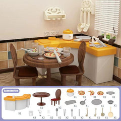 Girl's Mini Play House DIY Birthday Gift Doll House Role Play
