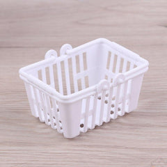 5Pcs Mini Shopping Basket Pretend Play Toys Kids Supermarket Hand Basket Model
