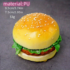 Realistic Burger Baby Toy Noisy Simulation Hamburger