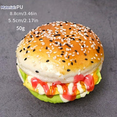 Realistic Burger Baby Toy Noisy Simulation Hamburger