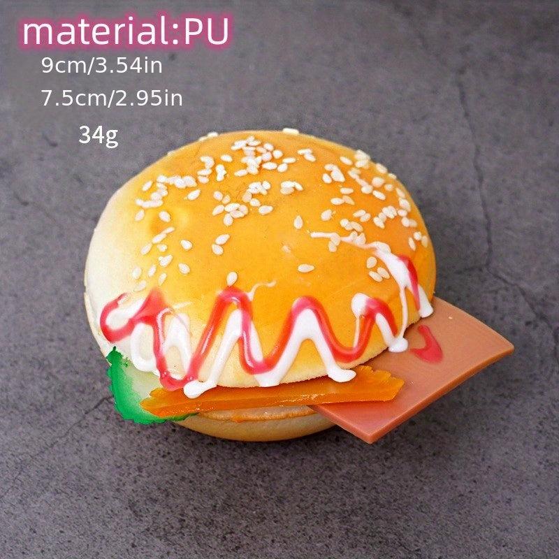 Realistic Burger Baby Toy Noisy Simulation Hamburger