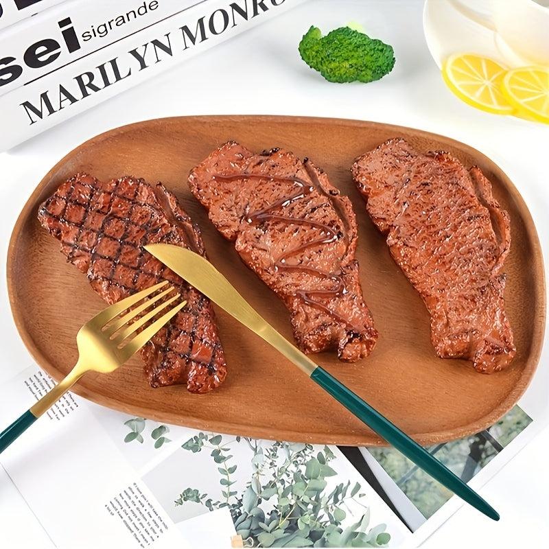 Western Steak Food Model Shooting Decoration Props