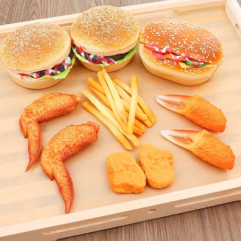 Colonel Chicken Chips Hamburger Popcorn Chicken Western Food