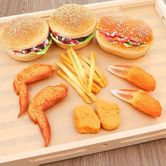 Colonel Chicken Chips Hamburger Popcorn Chicken Western Food
