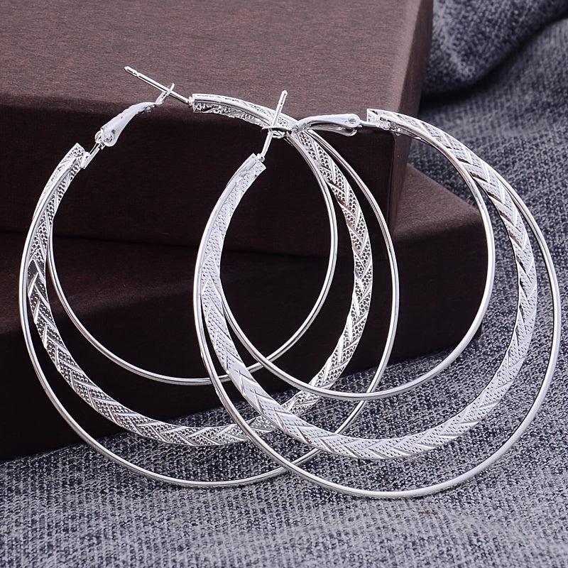 Round Hoop Earrings Party Jewelry Birthday