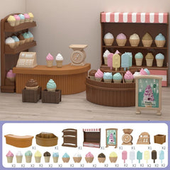 Ice Cream Shop Pretend Indoor Toy Set for Kids