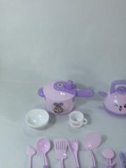 Plastic Kitchen Toy Set: Fun Cooking Game for Kids