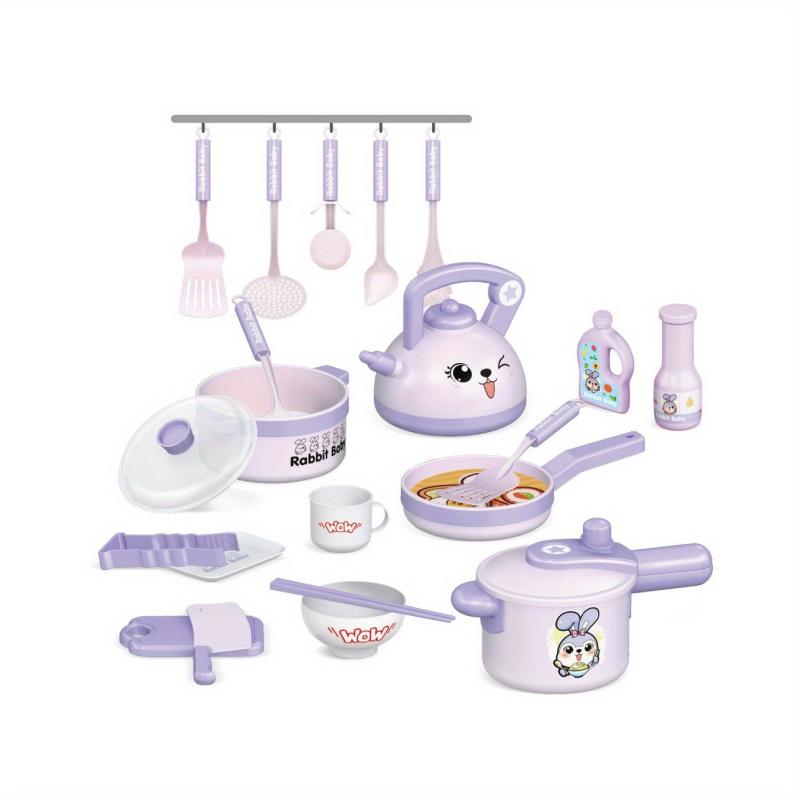 Plastic Kitchen Toy Set: Fun Cooking Game for Kids